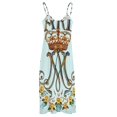thumbnail image 6 of Vintage Mother Mary Monogram Sleeveless Dress elegant evening dresses for women dress for women dress women summer, 6 of 6