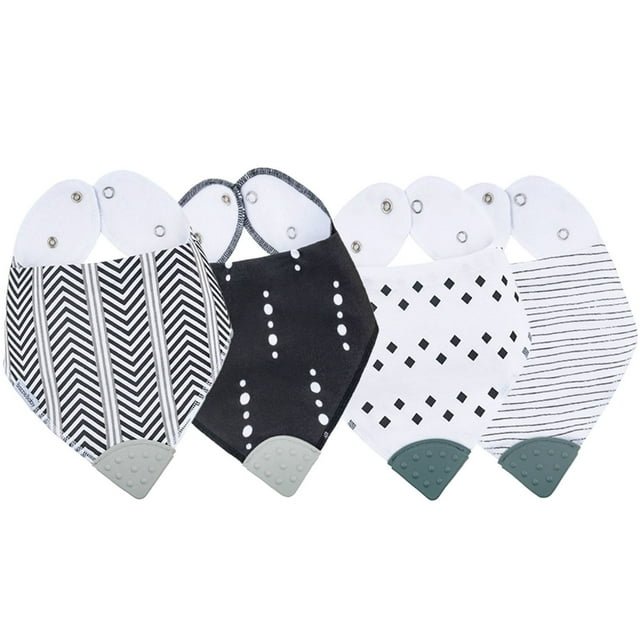 Bazzle Baby BandaBib Teethers, 4 pk., Choose Color