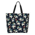thumbnail image 1 of Easygdp Cartoon Sharks Bolsas Tote para Mujer, Bolsos de Hombro para Viaje, Bolsos de Mano de Gran Capacidad para Compras y Trabajo, 1 of 8