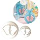 thumbnail image 1 of 2Pcs Baby Feet Cookie Cutter DIY Easiest Foot Mold craft Cutting Baking Tools, 1 of 4
