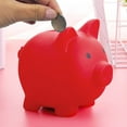 thumbnail image 2 of RUIG Piggy Bank for Boys, Plastic Piggy Bank Girls Toy, Coin Bank Safes for Kids, Pig-Shaped Money Bank for Toddlers, Gift for Toddler Kids Baby Boys Girls, 2 of 4