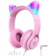 thumbnail image 1 of compatible Kids Headphones with Cat Ear Led Light Up, Safe Volume Limite Kids Wired Headphones with FunShare Foldable Over-Ear Headphones for Kids/Sch, 1 of 5