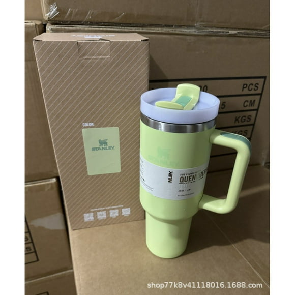 40oz Stanley Stainless Steel Car Cup With Handle Insulated Travel Mug