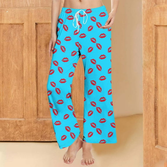 Simua Womens Pajama Pants Comfy Lounge Pants Drawstring with Pockets