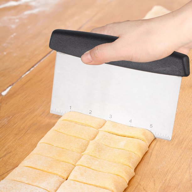 Grattoir à Pâte En Acier Inoxydable De Qualité Supérieure, Grattoir Et Hachoir à Pâtes, Outils De Cuisson, Couteau Multi-usage, Outil De Cuisine Pour