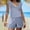 Gray, variant on Itsame Womens One-Piece Swimsuit, Pockets Shorts Built-in Bra Plus Size Solid Bathing Suit Gray S-XXXL