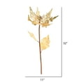 thumbnail image 2 of Vickerman 32" Champagne Glitter poinsettia Artificial Christmas Spray. Includes 2 sprays per pack., 2 of 3