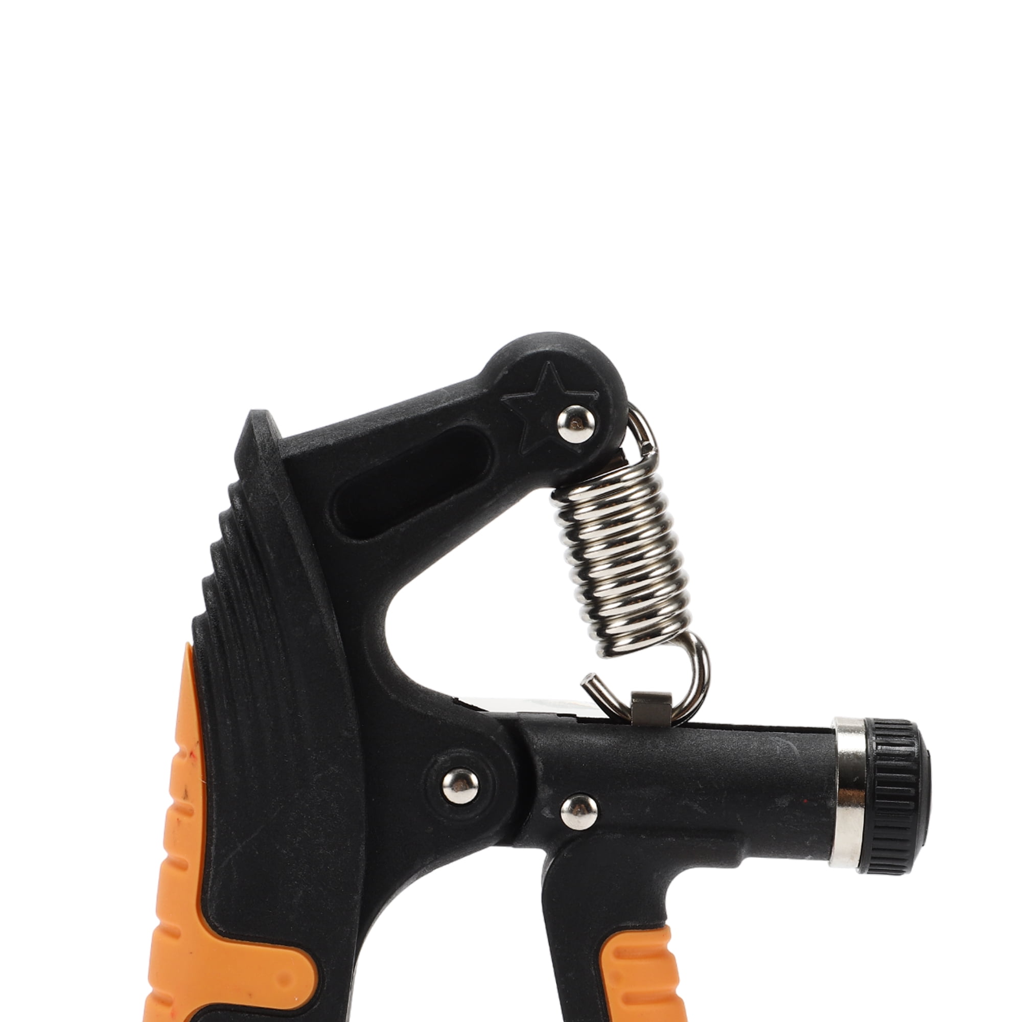 Unique Bargains R Shape Hand Grip Strengthener Adjustable Strength for Fitness Orange