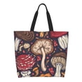 thumbnail image 1 of Fotbe Forest Wild Mushroom Bolsa Tote Estética de Lona con Estampado para Mujer - Bolsa Reutilizable de Hombro Casual para Vacaciones, Compras, Trabajo y Gimnasio, 1 of 8