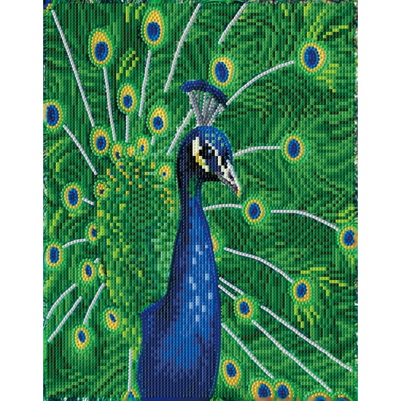 DIAMOND DOTZ® Exotic Peacock Special Edition Diamond Painting Kit