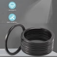 thumbnail image 3 of Spacer for Bottom Bracket Fitting (8 Pieces/2 Set) 2.5mm/Pcs Bottom Bracket Length Conversion Tool,8 x 2.5mm Spacer,Black, 3 of 8