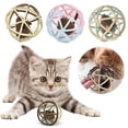 thumbnail image 2 of Juguete interactivo para gatos, con forma de ratón, de sisal, para atrapar ratones., 2 of 5