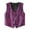 Purple, variant on Mens Sequins Vest Shiny Party Nightclub Stylish Suit Vest Button Sleeveless Waistcoat