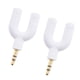 thumbnail image 1 of Divisor de auriculares,Adaptador de audio de 3.5mm,3,5 mm Jack Splitter,Splitter de audio de 3.5 mm,Adaptador de gatos para auriculares,Adaptador de divisor auricular Y, 1 of 8