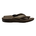 thumbnail image 2 of Hurley Men's Bubble Cushion Heel Surf Comfort  Flip Flops (Medium Brown, 10), 2 of 6
