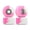Pink and White, variant on Dirty FB illPills 70D Street Shape Wheels - Split Blue and White