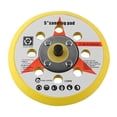thumbnail image 2 of Bgsha 5in 125mm 8holes Sander Backing Pad Hook & Loop Polisher Sponge Sanding Disc, 2 of 9