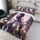 thumbnail image 3 of Gwen, la Mujer Araña Conjunto de sábanas temático, trío de piezas, cómodo y amigable con la piel, diseño único, regalo de decoración para el hogar para familiares, amigos y fans, 90 cm * 190 cm, 3 of 6