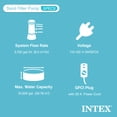 thumbnail image 2 of Intex Krystal Clear 2650GPH Sand Filter Pump with OptiFlow 3 Pack Premium Pool Filter Sand, 2 of 10