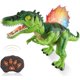 thumbnail image 1 of Dinosaurio de juguete con control remoto, dinosaurio luminoso, juguete eléctrico de dinosaurio RC con ojos de luz LED, caminar y rugir, regalo de robot realista para niños, niñas, niños, verde Xemadio LN-2189-2, 1 of 6