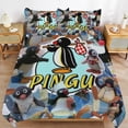 thumbnail image 1 of Pingu Comfort Fit Clean Finish Durable Fabric Easy Zip Access Duvet Cover Sets Daily Life, 1 of 5