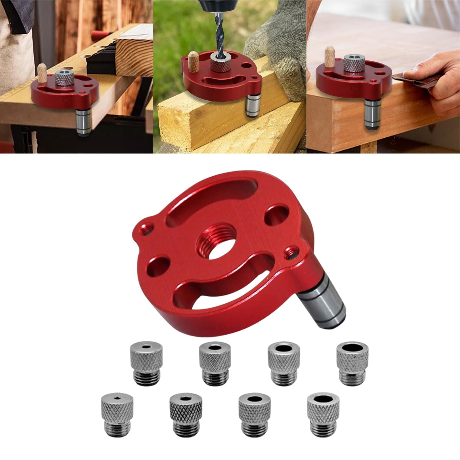 jiaping Vertical Self Centering Dowel Jig , Drill Bit Hole Jig , Hole Puncher for A
