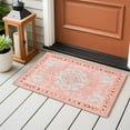 thumbnail image 5 of Bathroom Rugs 2x3 Ft, Pink Boho Non Slip Area Rugs for Kitchen Bedroom Entryway, Vintage Abstract Tribal Decorative Oriental Washable Carpet Runner Rug Floor Mats for Bedroom Home Decor, 5 of 9