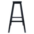 thumbnail image 3 of Winsome Satori Saddle Seat Bar Stool, Black, 3 of 7