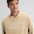thumbnail image 6 of Men's Fanatics Tan Kansas City Chiefs Clutch Long Sleeve Hooded T-Shirt, 6 of 6
