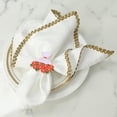 thumbnail image 4 of Napkin Ring Beautiful Decorative Napkin Ring Alloy Napkin Buckle Table Decoration, 4 of 4