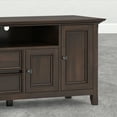 thumbnail image 4 of Simpli Home Amherst 72 inch Wide Solid Wood TV Stand, Mocha Brown, 4 of 7
