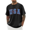 thumbnail image 4 of Birdeem Chemises pour Hommes Imprimé Col Rond Mode Décontractée Manches Courtes Blouses, 4 of 9