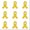 Yellow, variant on Cancer Awareness Pins, Pink Ribbon Lapel Pins Brooches for Clothing Bags Hats - for Survivors, Nurses, Doctors, Charity Events, Fundraisers and Support Group Activities