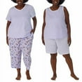 thumbnail image 6 of Carole Hochman Ladies' Size Small, 4-piece Pajamas Set, Purple, 6 of 8