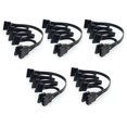 thumbnail image 1 of 5x 4pin Ide To 5-port Power Supply Cable 4pin Molex To Multi Sata Port 18awg Wire Power Cord For Ha, 1 of 3
