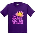 thumbnail image 3 of Inktastic I'm the Big Sister to Twins. Youth T-Shirt, 3 of 5