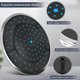 thumbnail image 4 of 1pcs 25cm Plastic Round Shape Rainfall Powered Shower Room Top Shower Roof Head Nozzle Cabin Accessories, 4 of 5