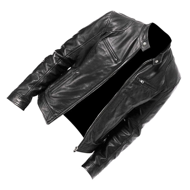 Qarigey Chaqueta de algodón para motocicleta, cómoda de llevar, bolsillos delanteros múltiples, chaquetas amplias de aplicación a prueba de Abrigos y chamarras negro XL