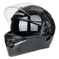 thumbnail image 2 of Full Face Motorcycle Helmet Dual Visor Sun Shield Flip up Modular Motocross DOT Approved Helmets, 2 of 7