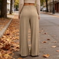 thumbnail image 7 of yillto Womens Straight Leg Pants Elastic Waist Drawstring Loose Causal Trousers Pant with Pockets, 7 of 7