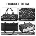 thumbnail image 4 of Large Capacity Tote Bag,Black Halloween Cat Skull Pattern Handbag Fashion Luxury Tote Bag,15.7"x13"x 5.1" Inches,Laptop Compatible, 4 of 6