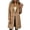 Khaki, variant on Smsaxvxz Womens Long Trench Coat Fashion Double Breasted Fall Winter Coat Black XS