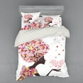 thumbnail image 2 of Ambesonne Summer Bedding Set 3 Pcs, Butterflies Blossoms, Twin, Multicolor, 2 of 3