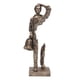 thumbnail image 2 of Figura creativa Estatua Resina Escultura Humana Colecciones Amigo Regalo Decorativo Dorado, 2 of 9