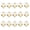 15 Pcs, variant on HDJNal Crystal Glass Golden Brass Cabinet Knobs, Clear Furniture Handles, Drawer Pulls Knobs