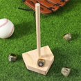 thumbnail image 6 of Personalized Baseball Ring Holder, Engraved Wooden Jewelry Stand for Sports Lovers, Memorabilia Display Case with Softball-Themed Gift Box, 6 of 8