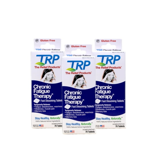 The Relief Products Chronic Fatigue Therapy Fast Dissolving Tablets for Fatigue, 70 Ea, 3 Pack