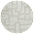 thumbnail image 2 of Addison Rugs Chantille Indoor/Outdoor Transitional Lines Ivory Washable Round Rug, 8' x 8', 2 of 6