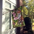 thumbnail image 2 of Carolines Treasures CDCO0442CHF Fox Waiting in Flowers Flag Canvas House Size, 2 of 4