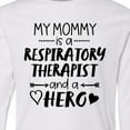 thumbnail image 4 of Inktastic My Mommy is a Respiratory Therapist and a Hero Long Sleeve Youth T-Shirt, 4 of 5